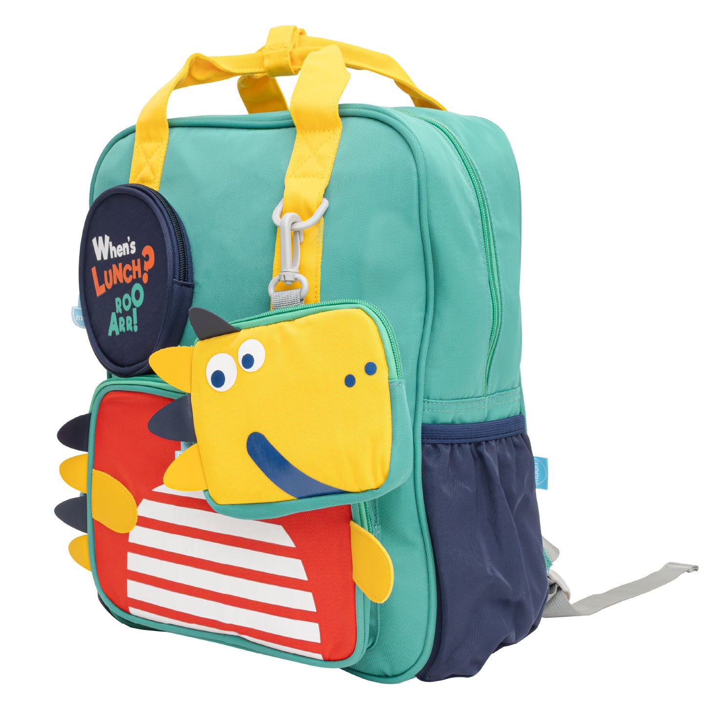 MOON Kids Backpack  – Comfy 3D Design,Padded Straps, Waterproof-Perfect for Preschool, Nursery, Snacks & Lunchbox-Yellow