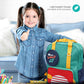 MOON Kids Backpack  – Comfy 3D Design,Padded Straps, Waterproof-Perfect for Preschool, Nursery, Snacks & Lunchbox-Yellow