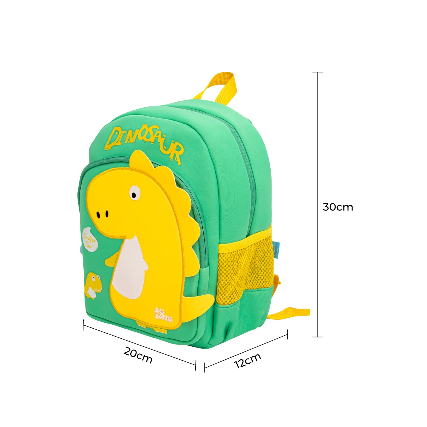 MOON Kids Backpack  – Comfy 3D Design,Padded Straps, Waterproof-Perfect for Preschool, Nursery, Snacks & Lunchbox-Dinosuar