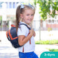 MOON Kids Backpack  – Comfy 3D Design,Padded Straps, Waterproof-Perfect for Preschool, Nursery, Snacks & Lunchbox-Space Adventure-Blue