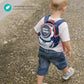 MOON Kids Backpack  – Comfy 3D Design,Padded Straps, Waterproof-Perfect for Preschool, Nursery, Snacks & Lunchbox-Space Adventure-Blue