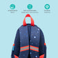 MOON Kids Backpack  – Comfy 3D Design,Padded Straps, Waterproof-Perfect for Preschool, Nursery, Snacks & Lunchbox-Space Adventure-Blue