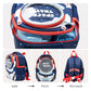 MOON Kids Backpack  – Comfy 3D Design,Padded Straps, Waterproof-Perfect for Preschool, Nursery, Snacks & Lunchbox-Space Adventure-Blue