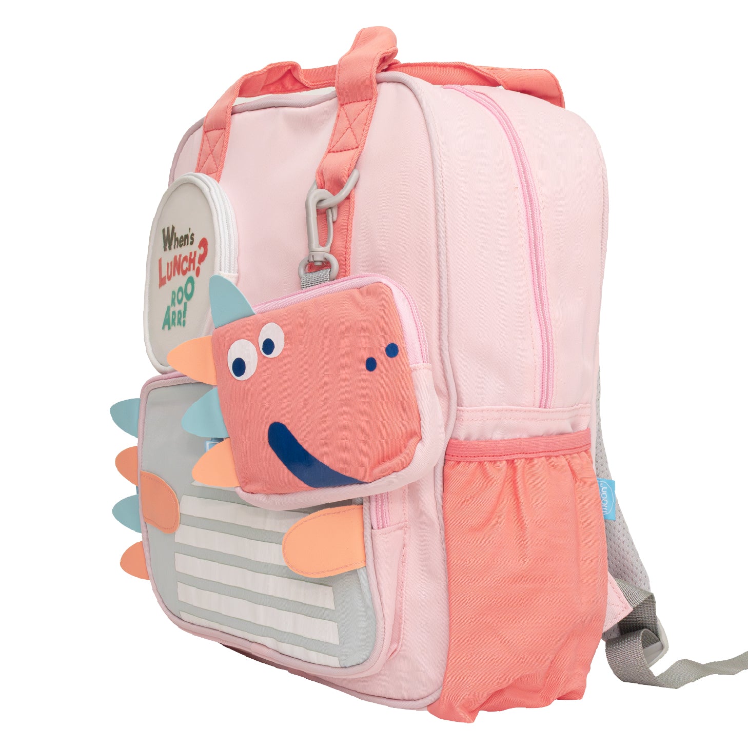 MOON Kids Backpack  – Comfy 3D Design,Padded Straps, Waterproof-Perfect for Preschool, Nursery, Snacks & Lunchbox-Pink