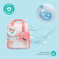 MOON Kids Backpack  – Comfy 3D Design,Padded Straps, Waterproof-Perfect for Preschool, Nursery, Snacks & Lunchbox-Pink