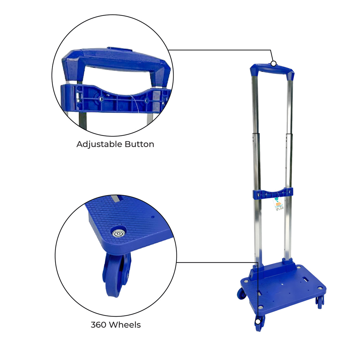 MOON 18-Inch Kids 4-Wheel Trolley — The Moon Brand product image