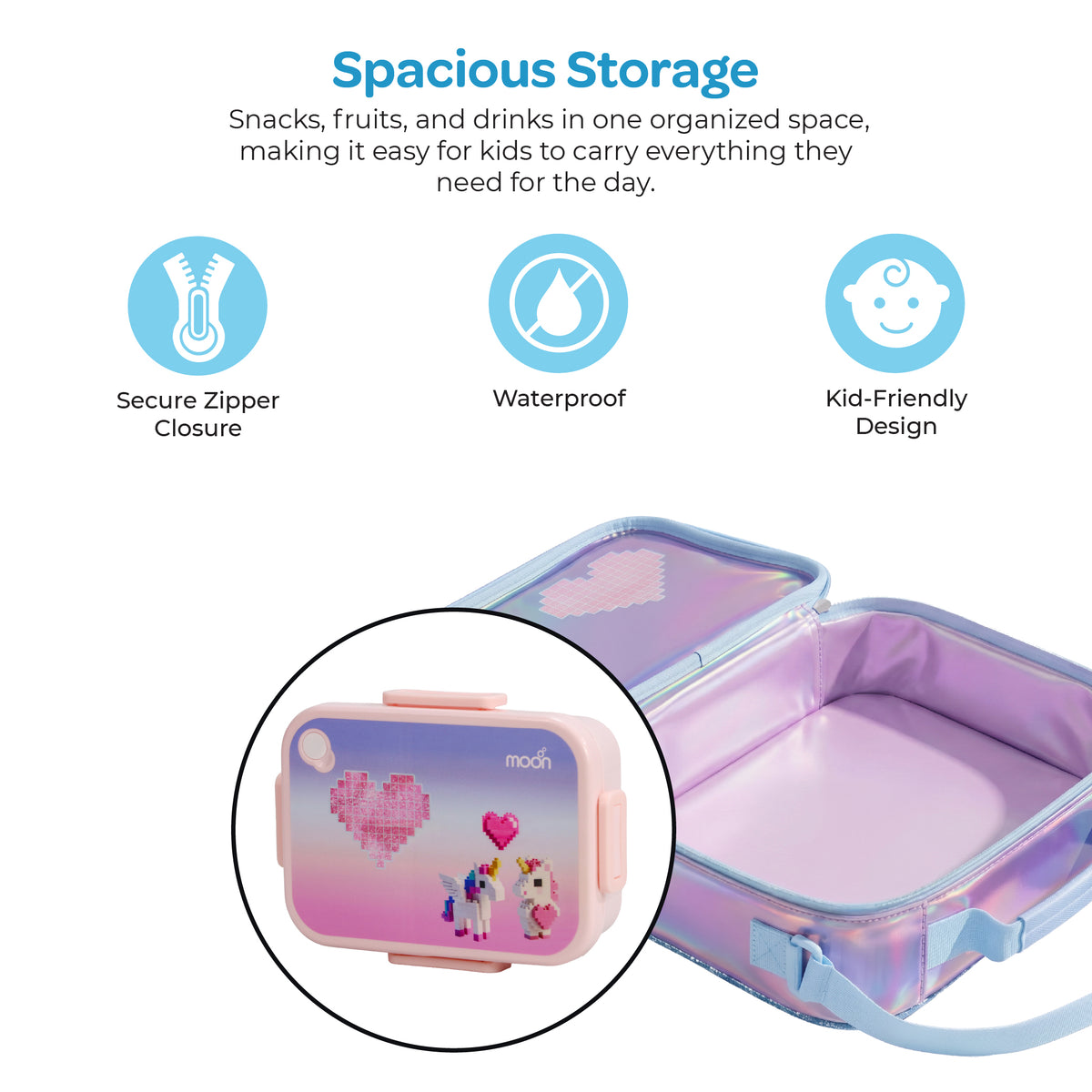MOON Kids Insulated Lunch Bag — The Moon Brand product image