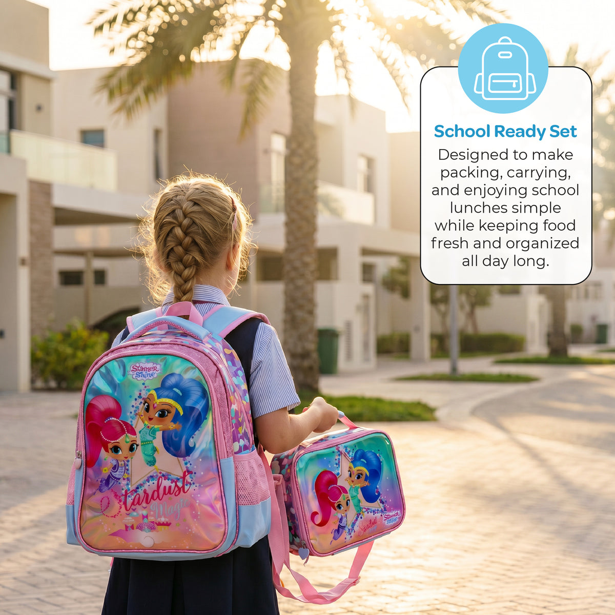 MOON Shimmer and Shine Kids Lunch Box — The Moon Brand product image