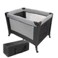 MOON Kidora Easy-Fold Playpen with Wheels, Storage & Edge Protection