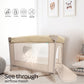 MOON Kidora Easy-Fold Playpen with Wheels, Storage & Edge Protection