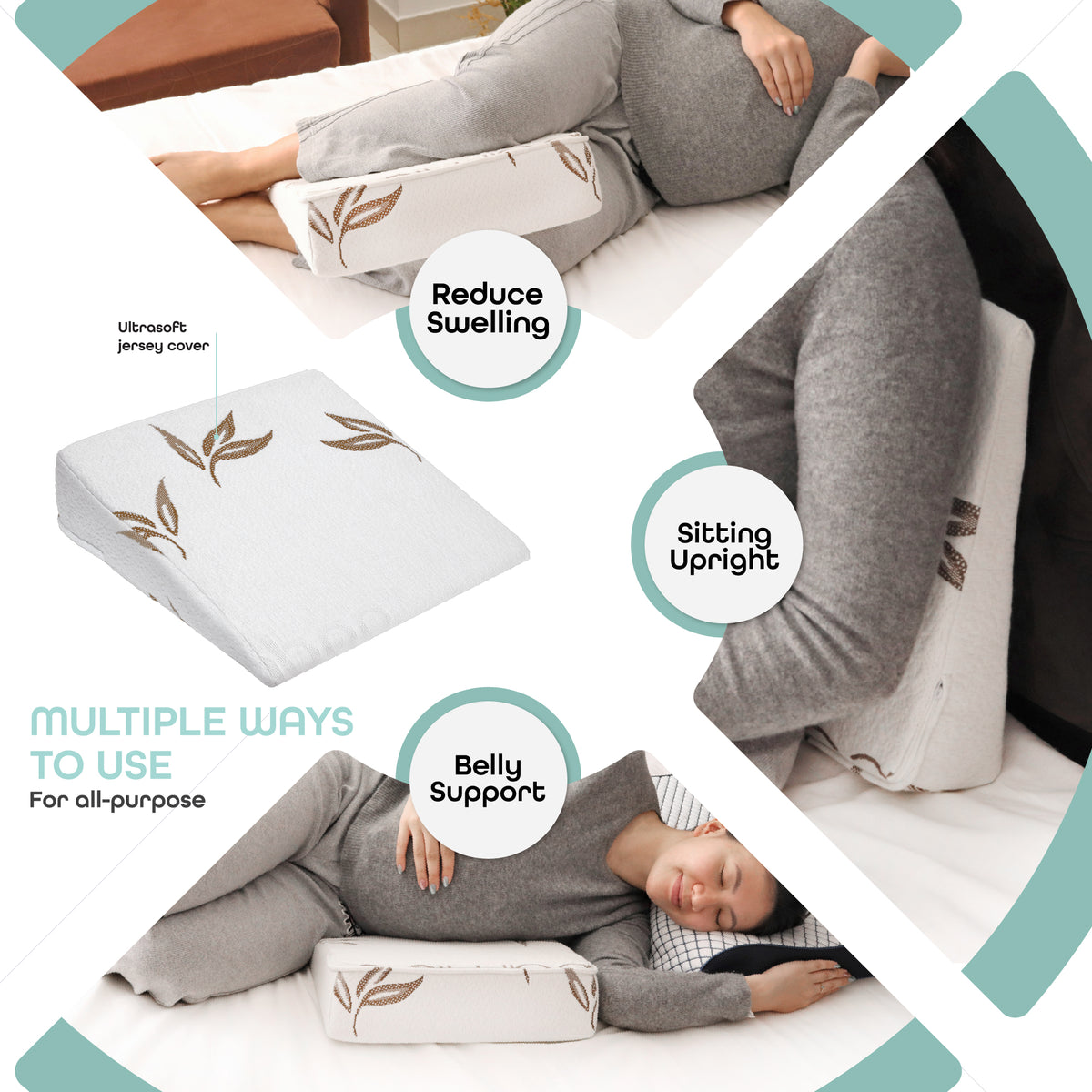 MOON Pregnancy wedge pillow — The Moon Brand product image