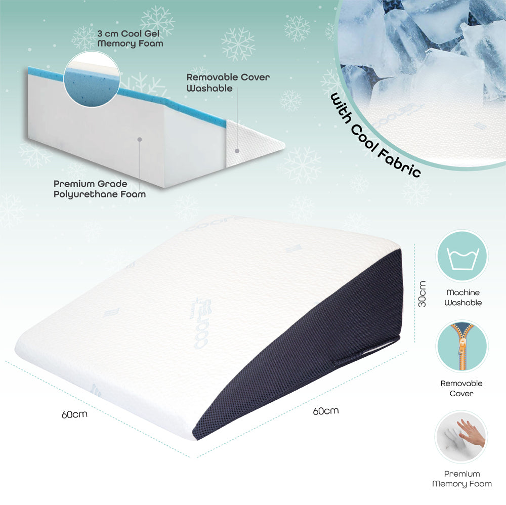 MOON  Cool gel wedge Pillow