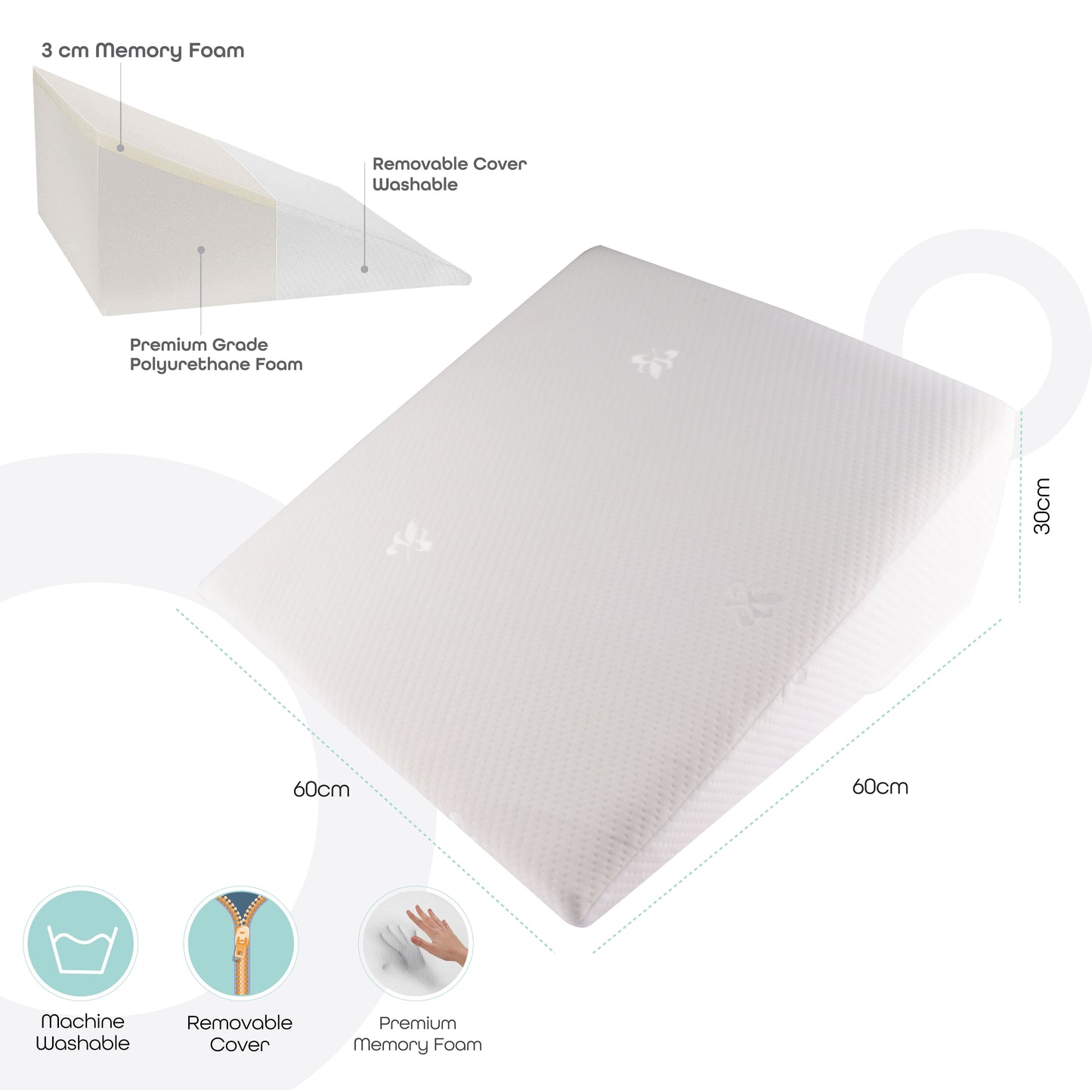 MOON  Wedge Pillow