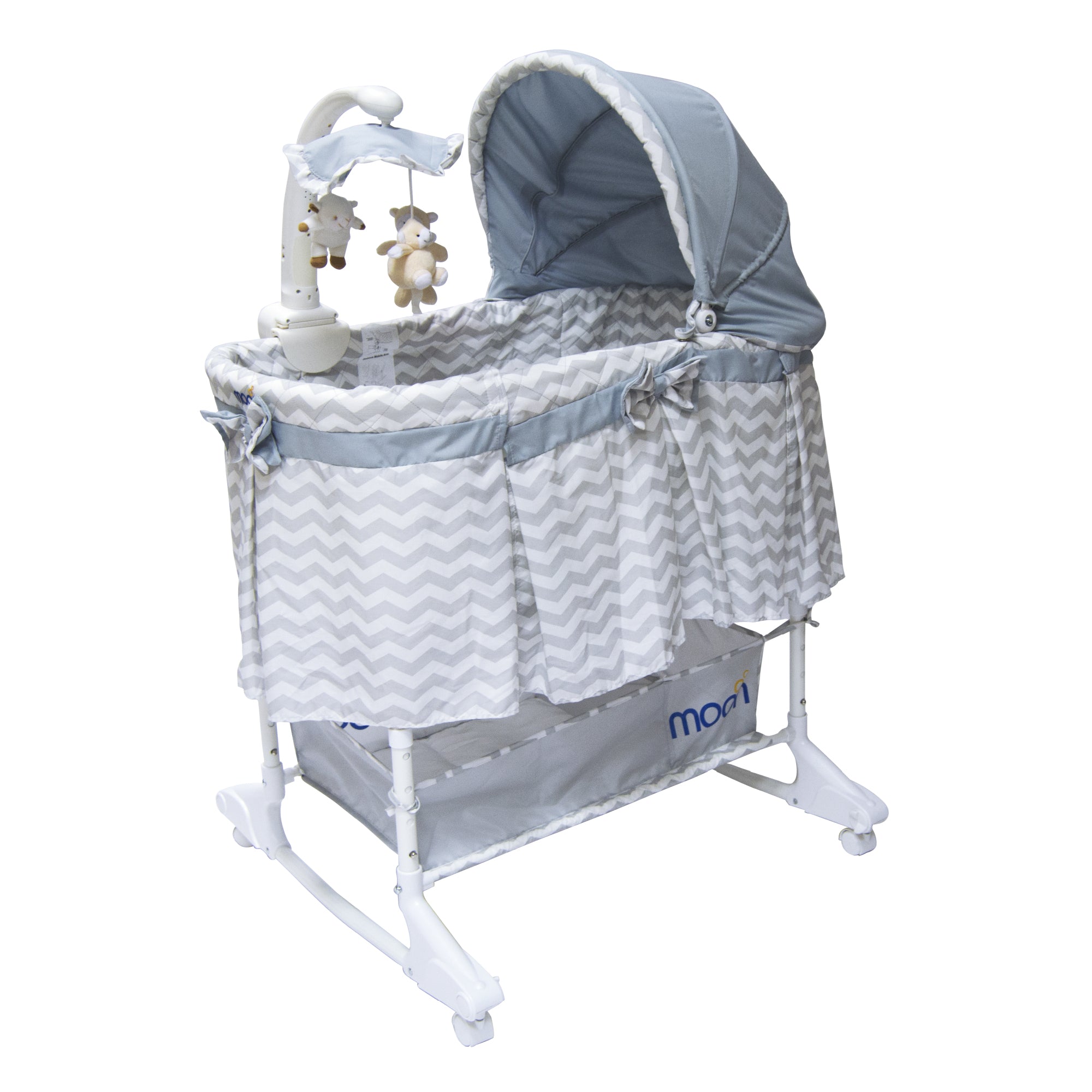 MOON Soffy - 4 in 1 convertible cradle - Blue