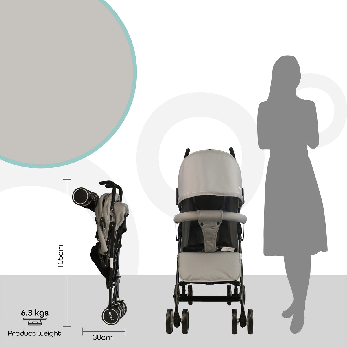 MOON Neo Plus Light Weight Travel Stroller - The Moon Brand™