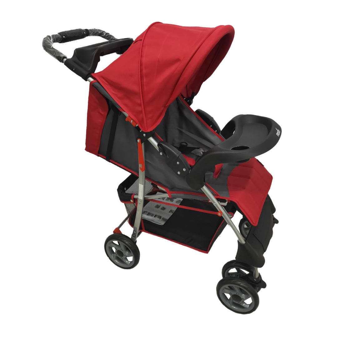 baby carrier stroller The Moon Brand Bezik Baby Stroller – One Hand EasyFold Baby Carrier – Newborn, Infant, Toddler Baby Travel Gear – Dual Tray, Basket, Leg Rest, Reclining Seat – For 0m + Up to 24kg