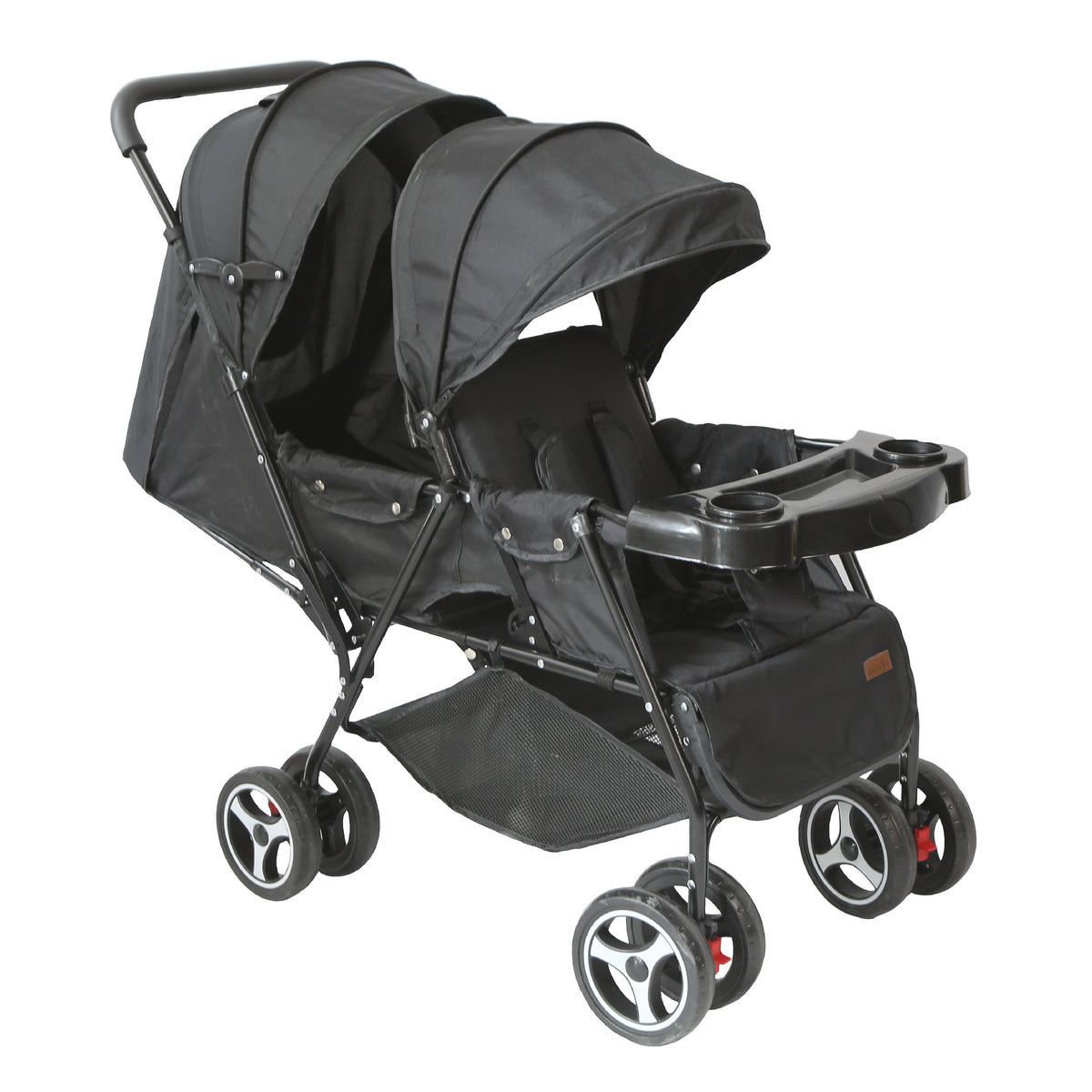 MOON Magnum Twin Stroller,Light  grey - The Moon Brand™