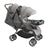 MOON Magnum Tandem Easy Fold Twin Travel Stroller-Fire Red