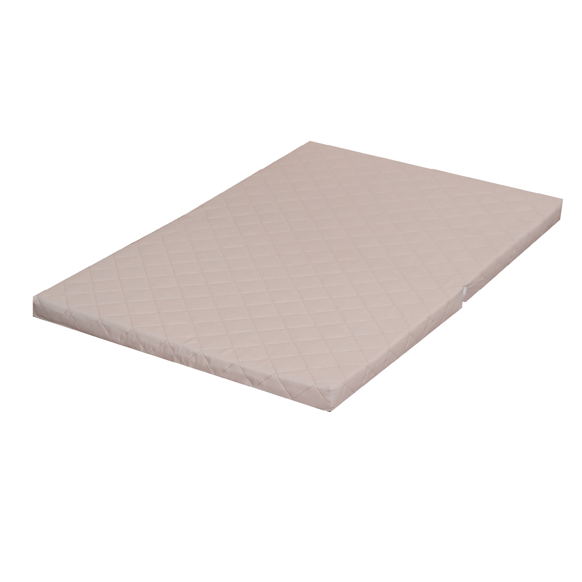 MOON  Two fold Travel Cot Mattress - Beige