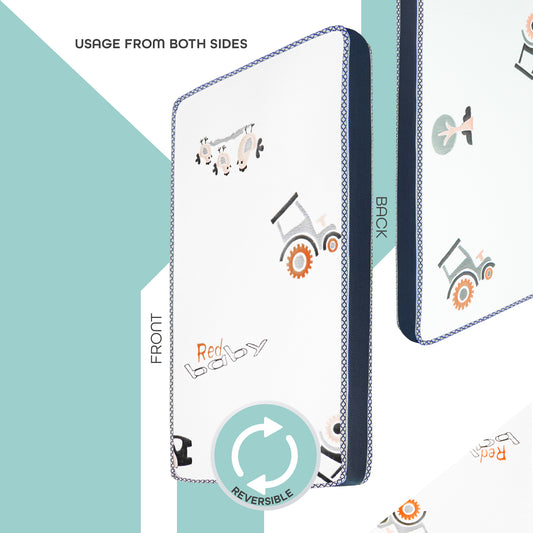 MOON  Kids Cozy Mattresses - Printed-60 x 120 x 10 cm