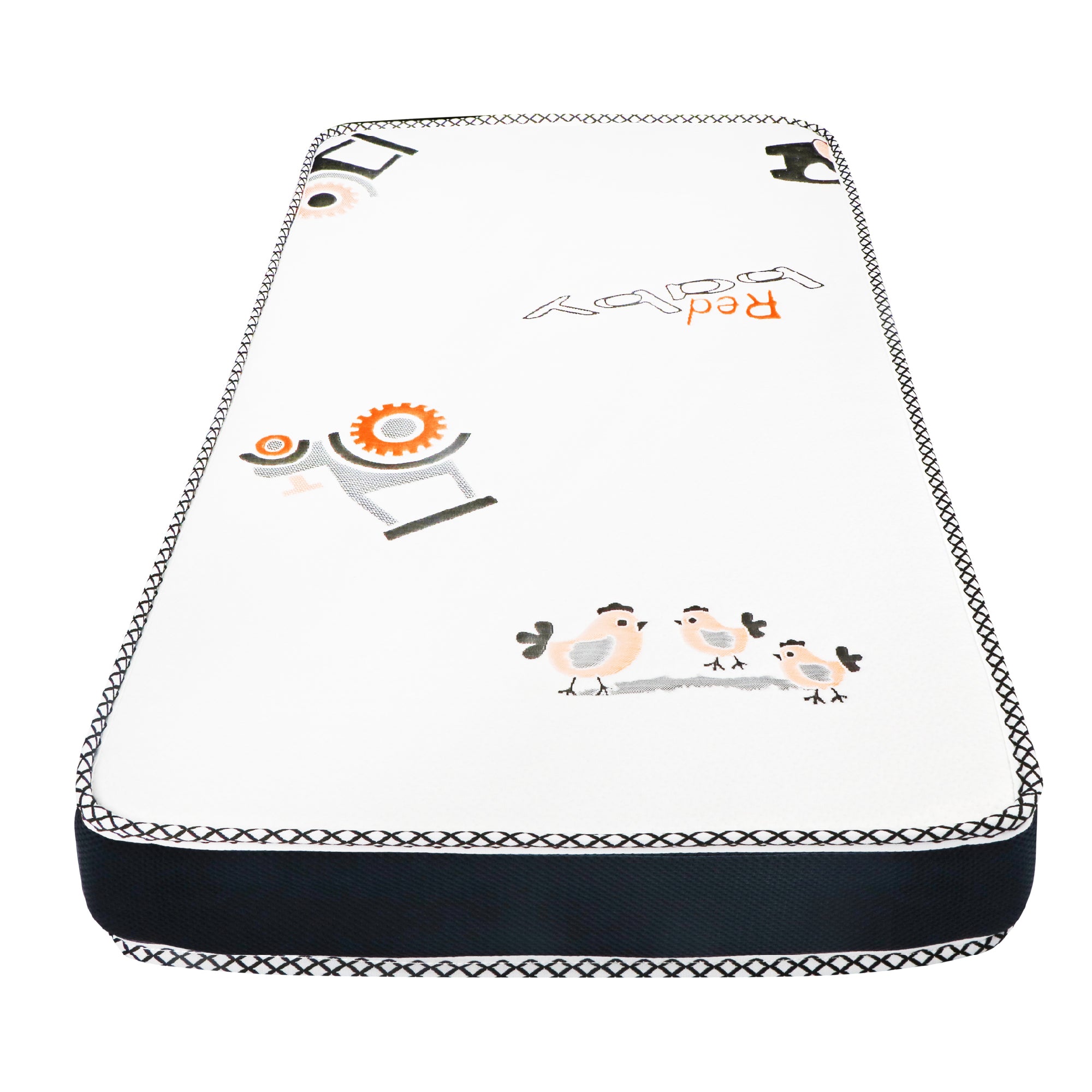 مراتب MOON Kids المريحة - مطبوعة - 70 × 133 × 10 سم