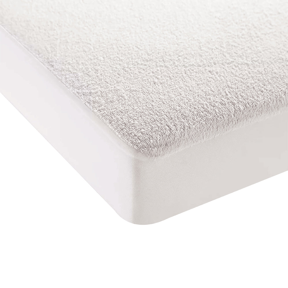 MOON  Premium 100% Cotton Terry, Breathable Waterproof Mattress Protector sheet with Skirt fit - 120x60x10 cm