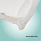 MOON  Organic Toddler Pillow,  White, organic pillow fabric.