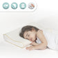 MOON  Organic Toddler Pillow,  White, organic pillow fabric.