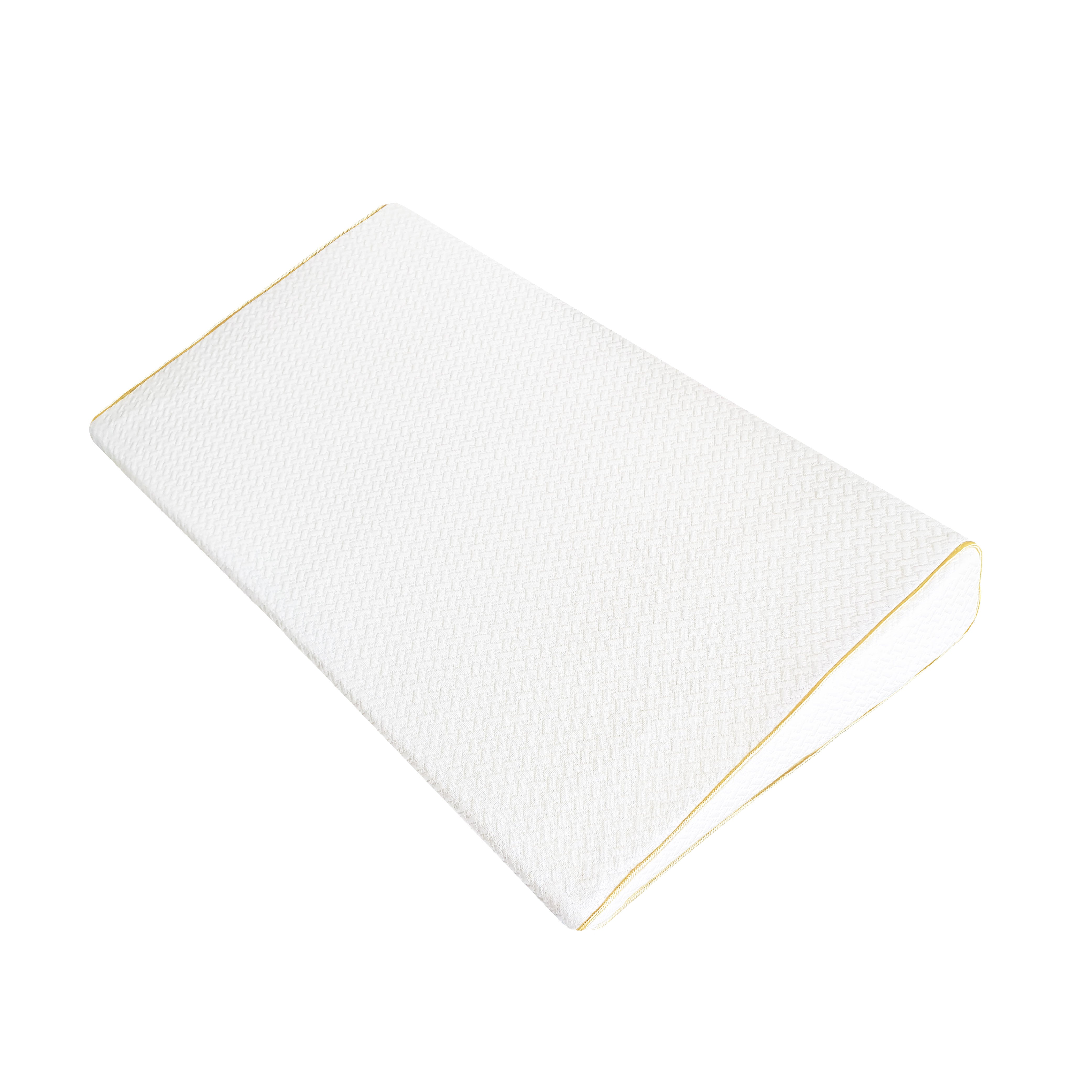 وسادة سرير MOON العضوية العالمية ذات الإسفين - أبيض، قماش إسفيني عضوي