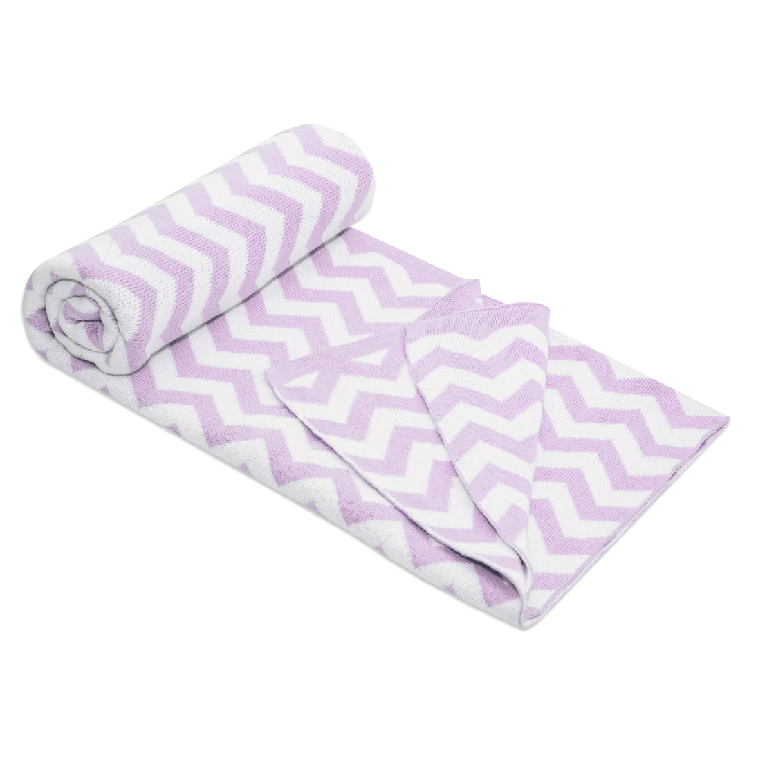 MOON  Mellow soft stretchy Knitted cotton Baby  Blanket,pink