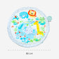 MOON Perky Playmat (Jungle) / MOON Organic Feeding Nursing Pillow (White, Organic Fabric) / MOON Soft Cloth Book (Animals)