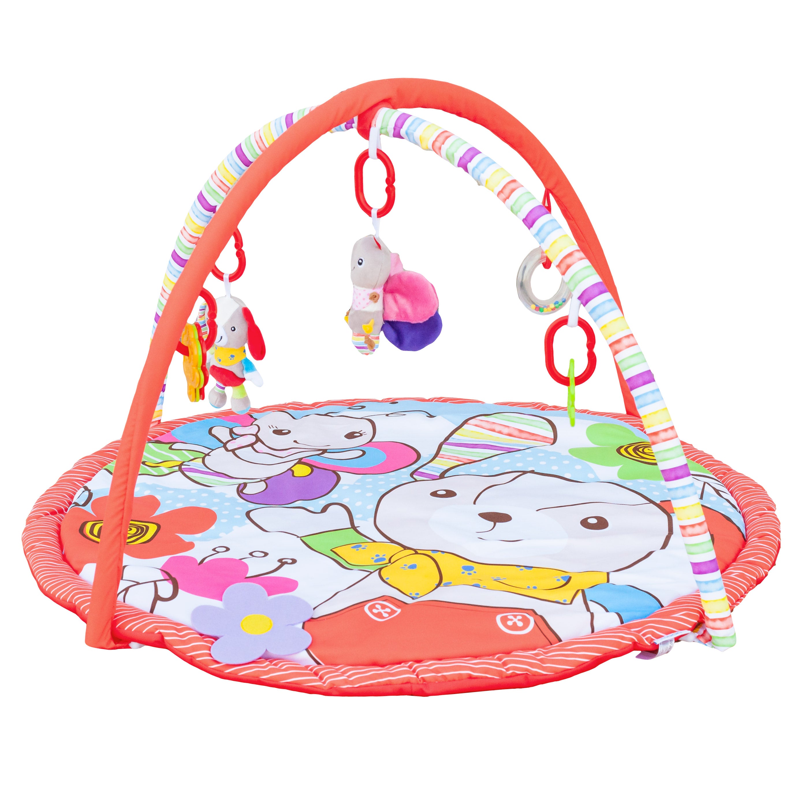 MOON Perky Playmat (Garden) / MOON Organic Feeding Nursing Pillow (White, Organic Fabric) / MOON Soft Cloth Book (Numbers) - The Moon Brand™