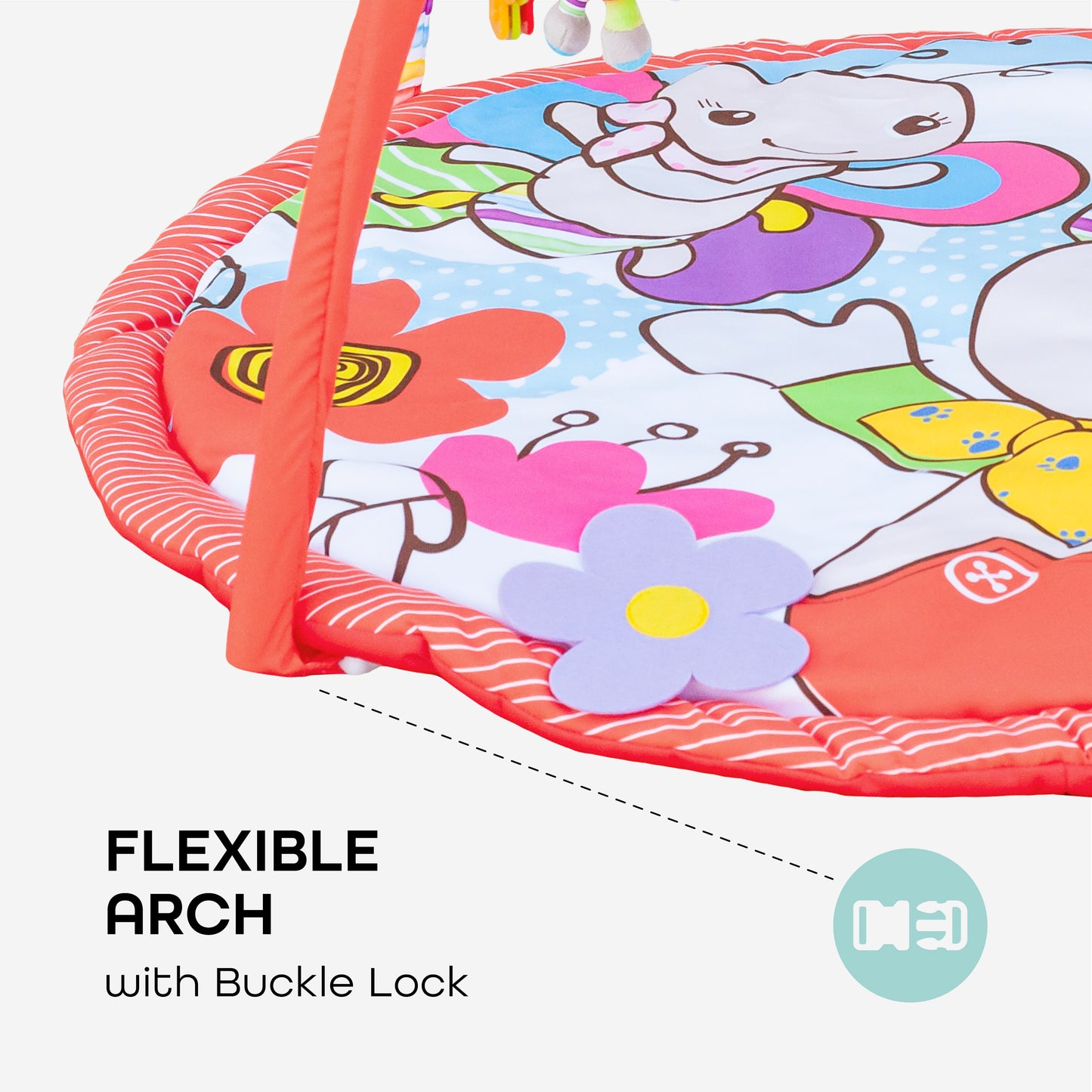 MOON Perky Playmat (Garden) / MOON Organic Feeding Nursing Pillow (White, Organic Fabric) / MOON Soft Cloth Book (Numbers)