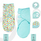 MOON Organic Swaddler pack of 2 - Pink