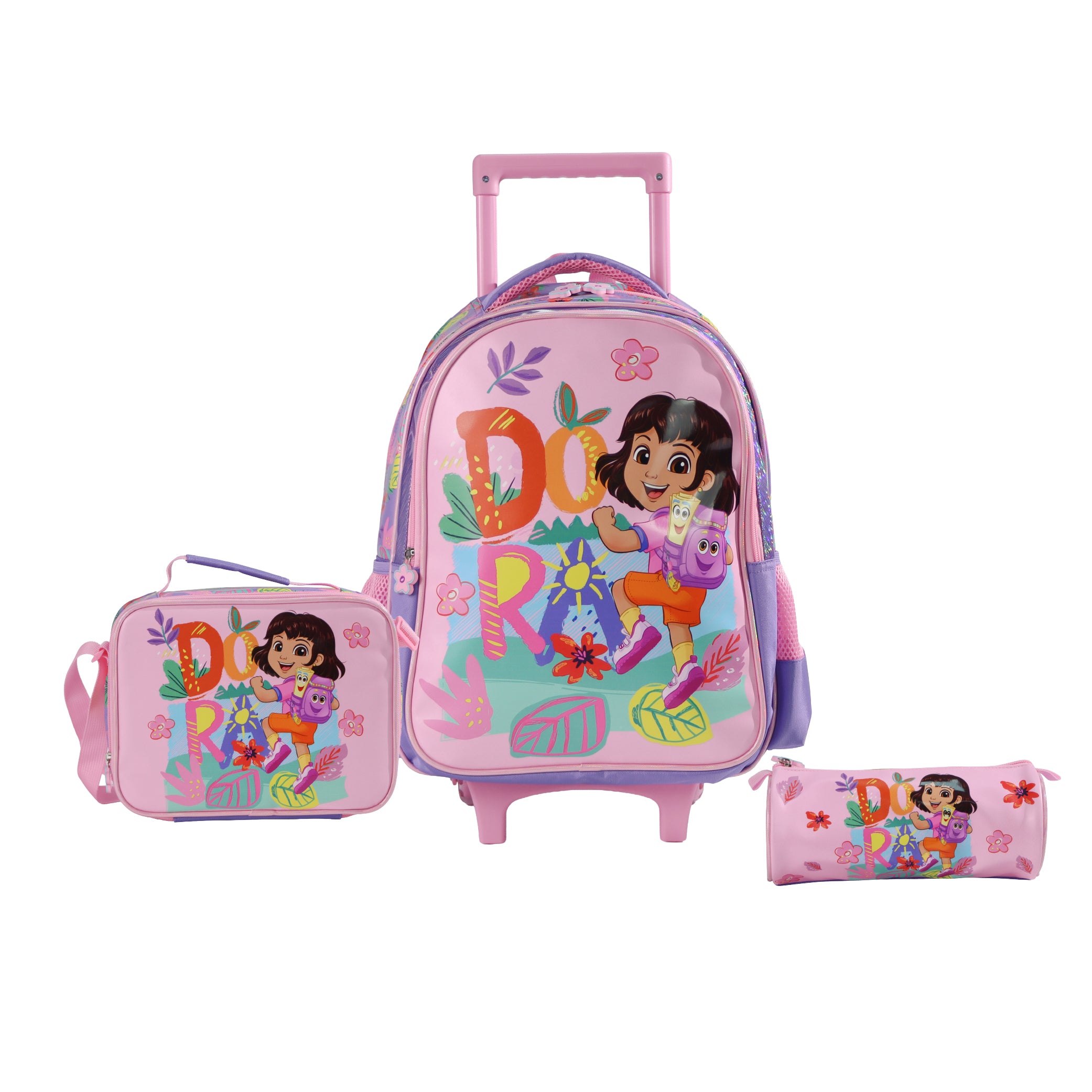 The MOON Dora the Explorer 3 in 1 Trolley Set