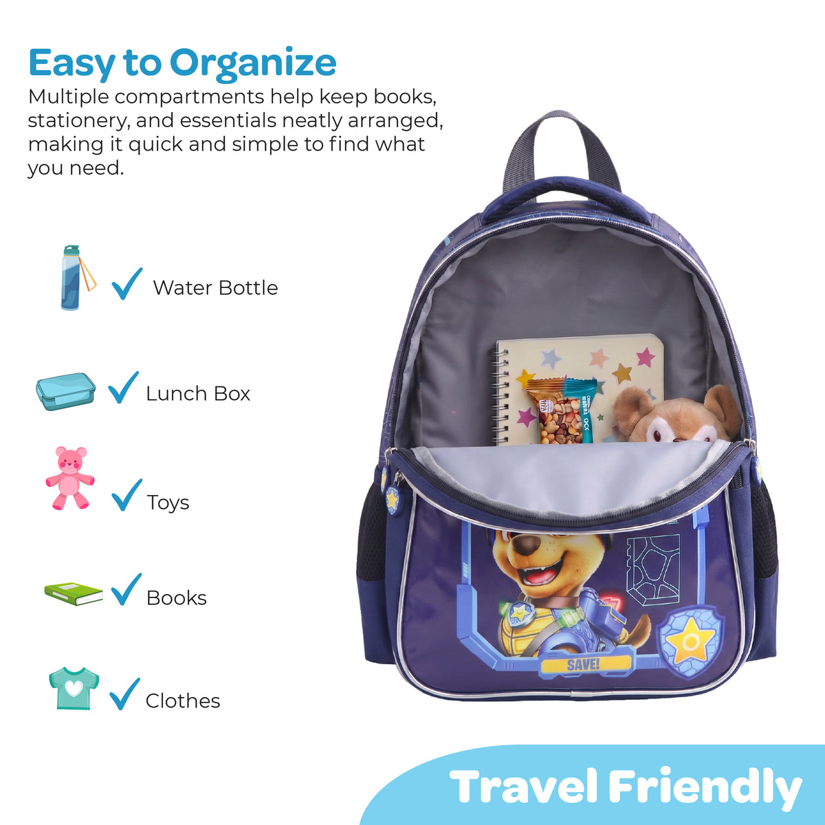 MOON PAW PATROL 3 in 1 Backpack Set