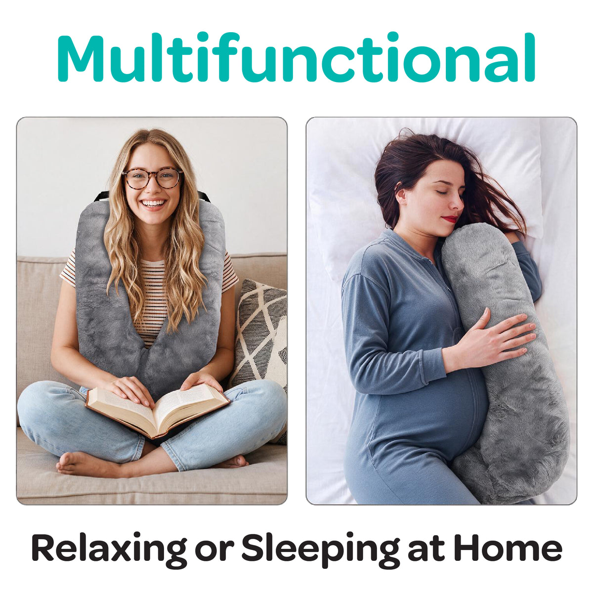 MOON Travel Pillow – U-Shape Neck Support Pillow for Kids & Adults