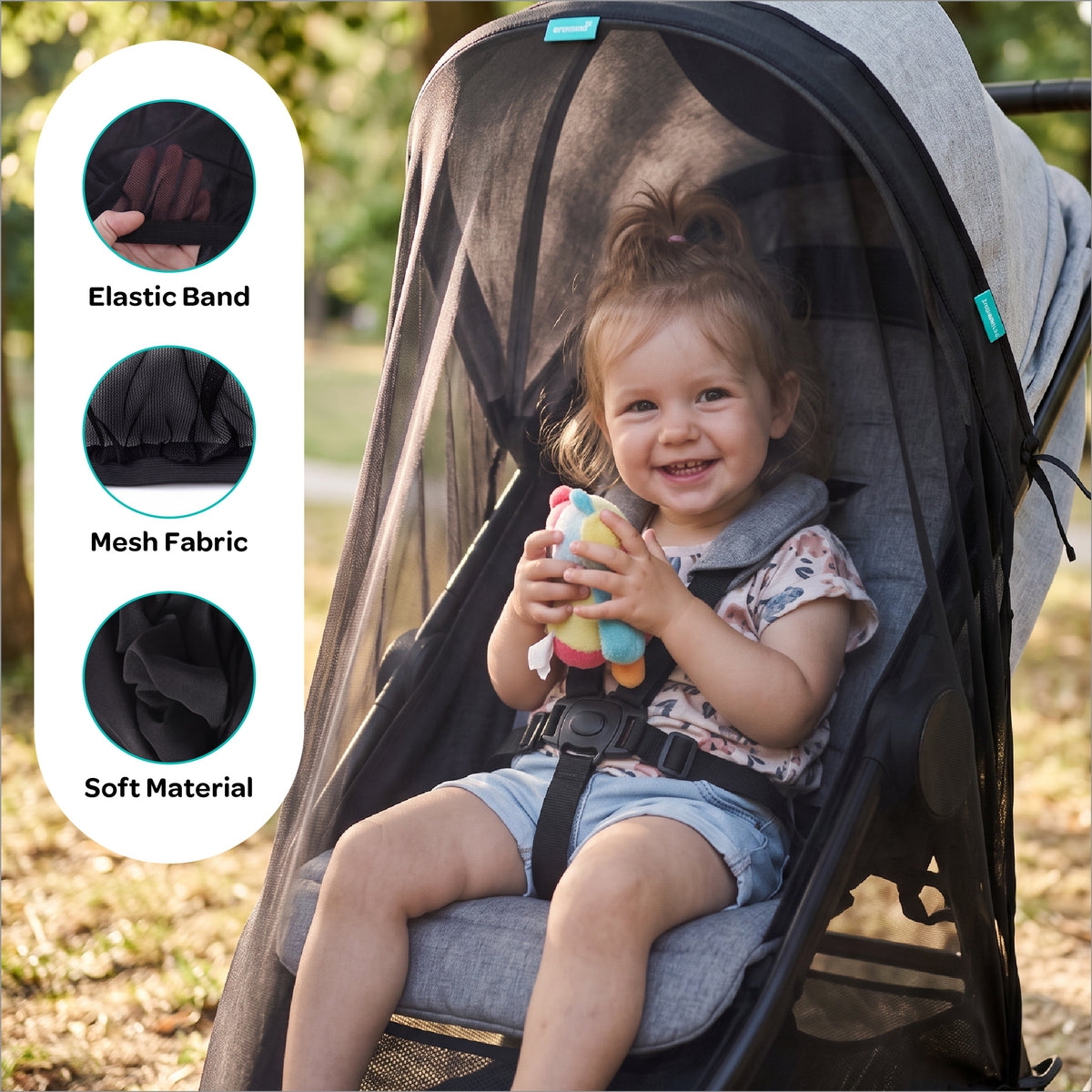 MOON Stroller Sunshade – Universal Baby Stroller UV Protection Cover