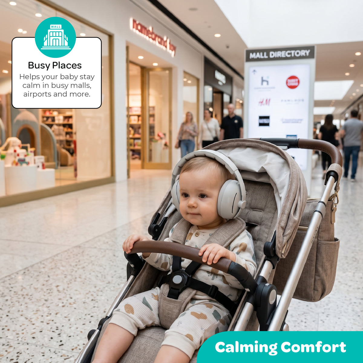 MOON Baby Noise Cancelling Earmuffs – 25dB Hearing Protection