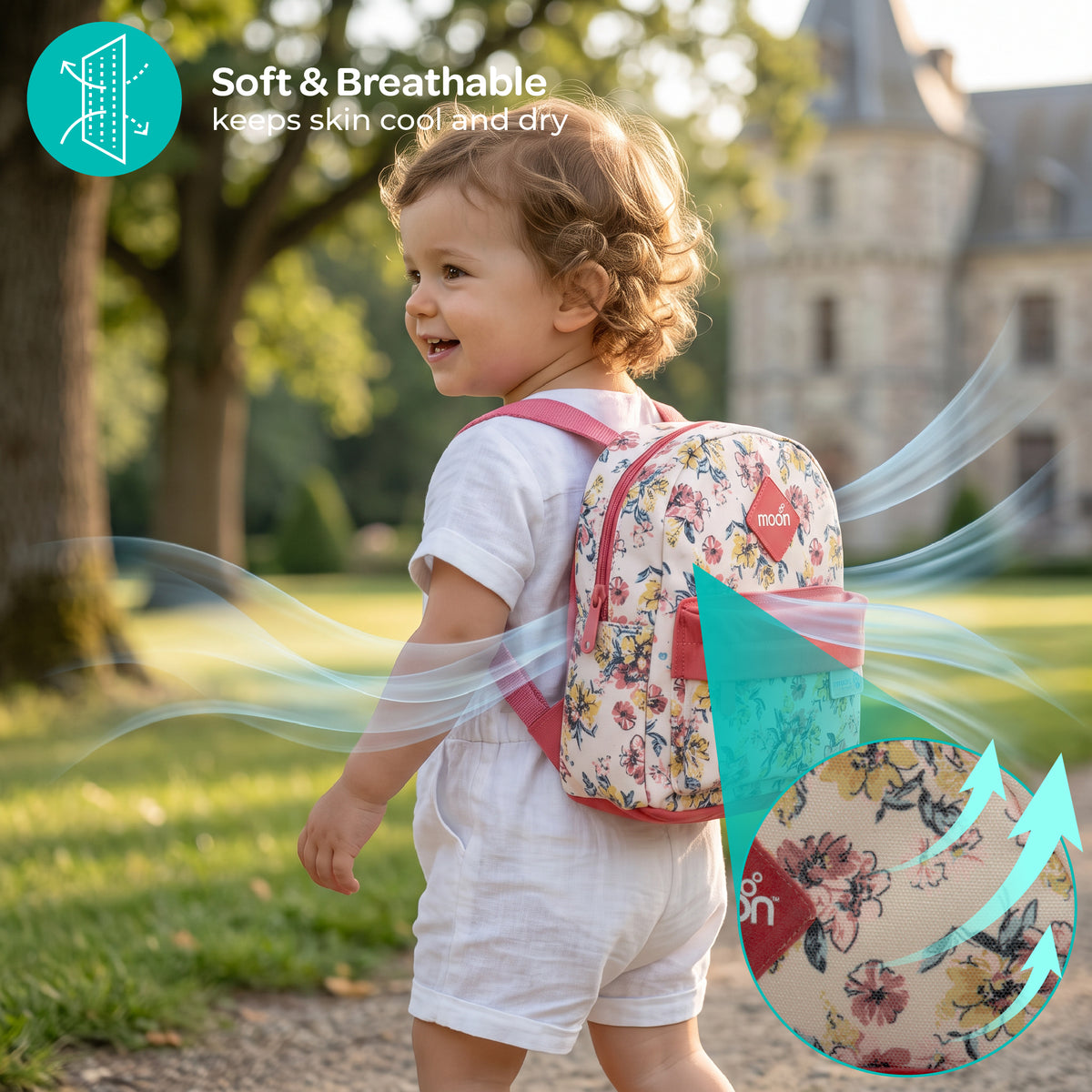 MOON Toddler Harness Backpack with Safety Tether