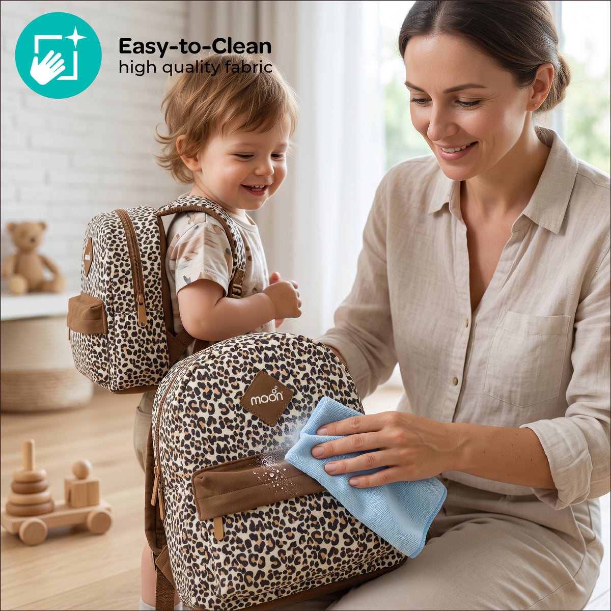 MOON Toddler Harness Backpack with Safety Tether
