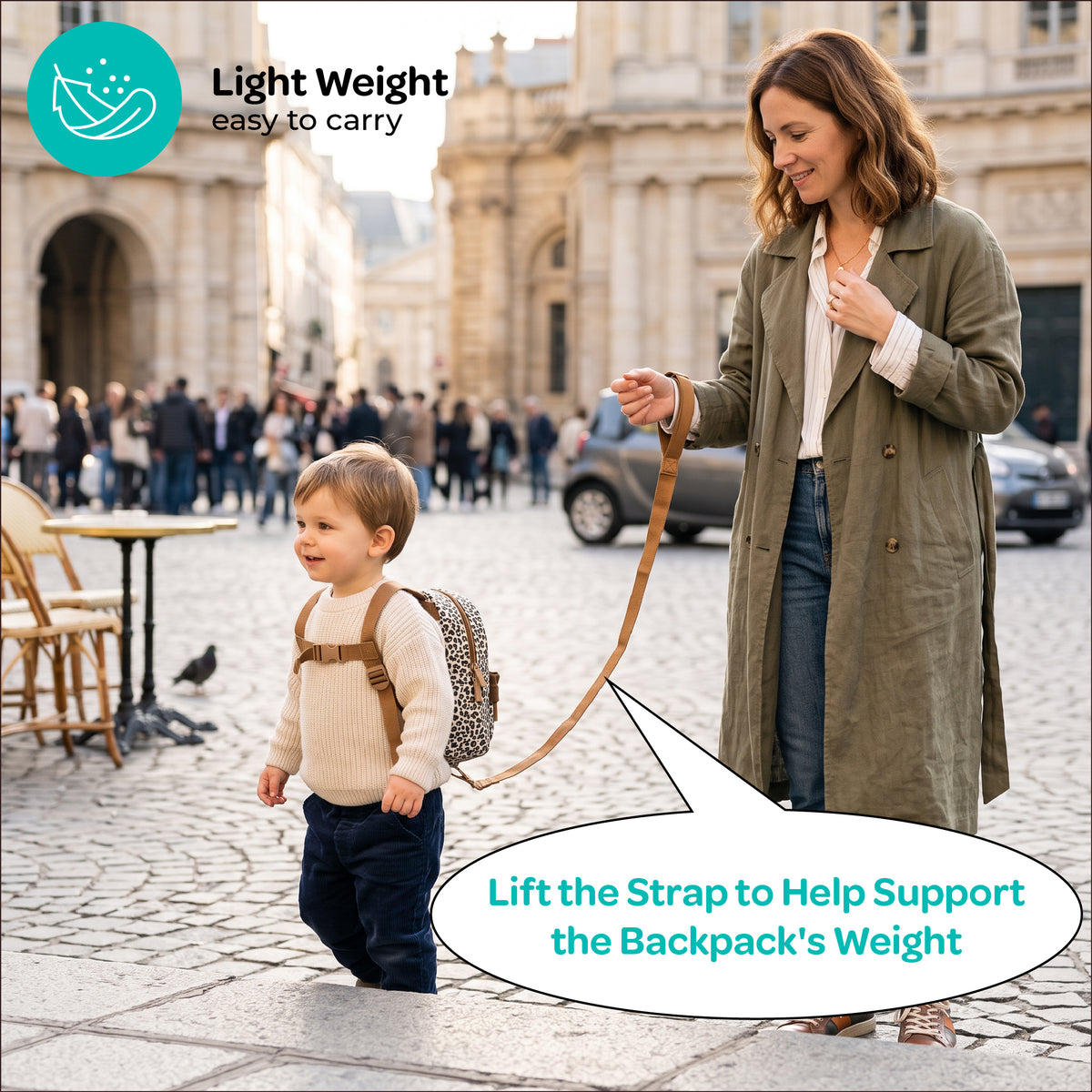 MOON Toddler Harness Backpack with Safety Tether