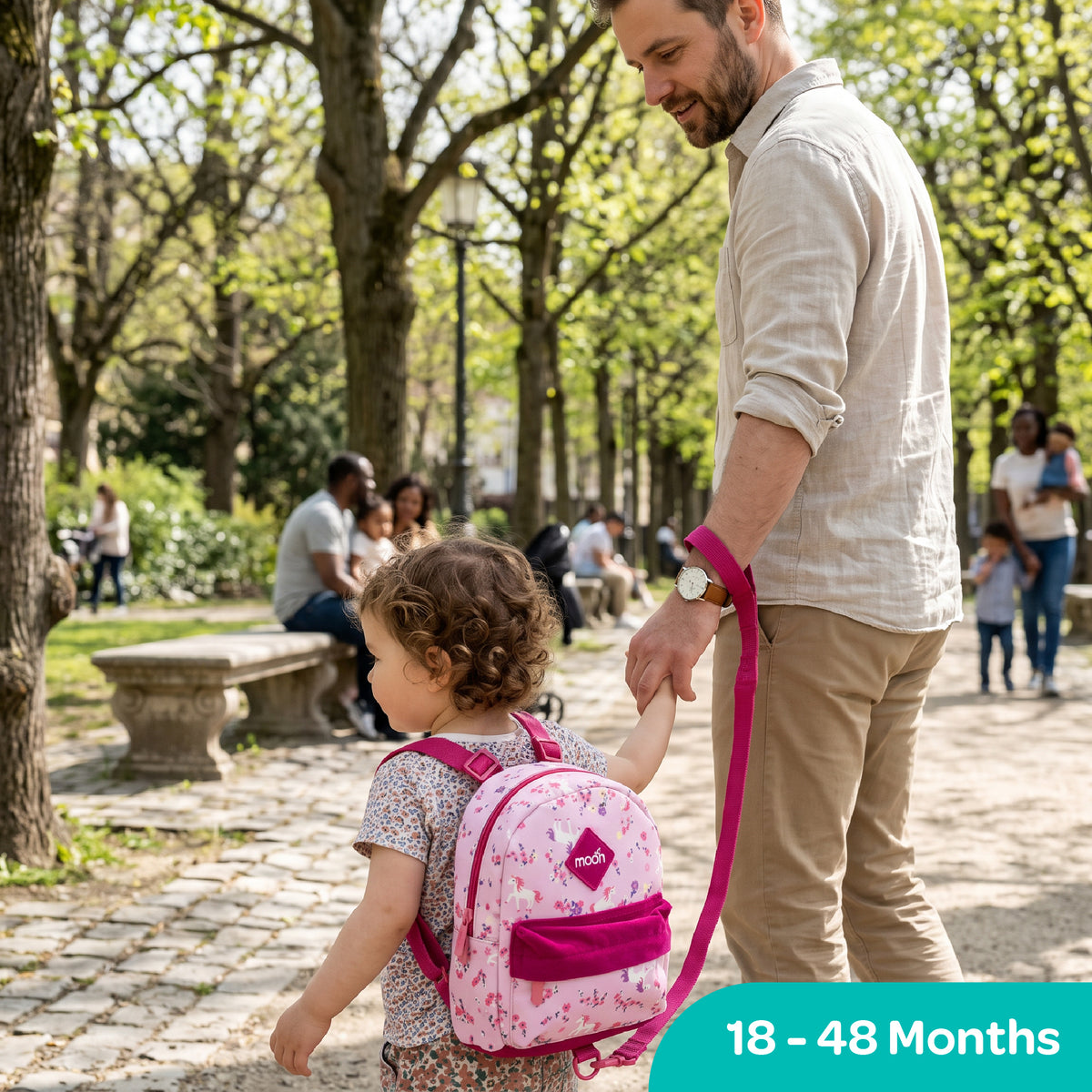 MOON Toddler Harness Backpack with Safety Tether