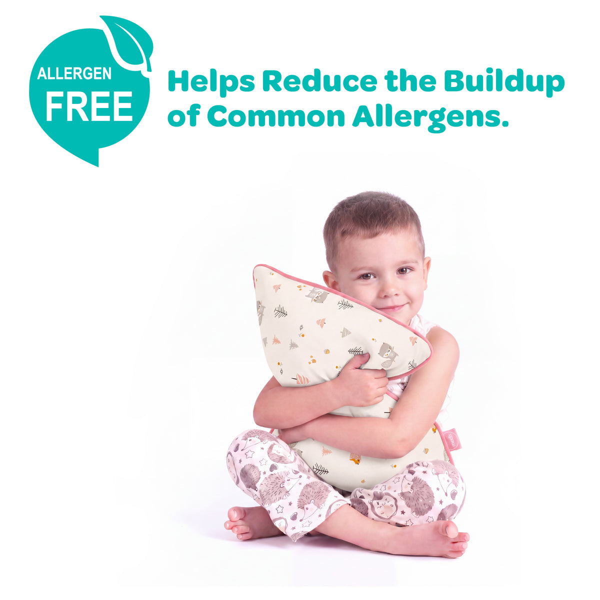 MOON Bamboo Toddler Pillow – Soft Cotton Kids Pillow