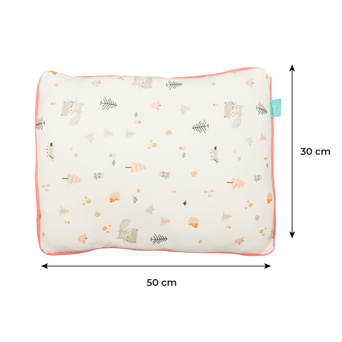 MOON Bamboo Toddler Pillow – Soft Cotton Kids Pillow