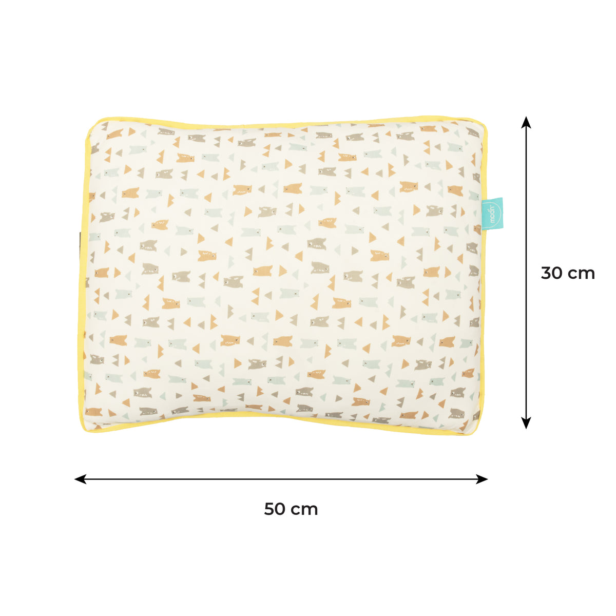 MOON Bamboo Toddler Pillow – Soft Cotton Kids Pillow