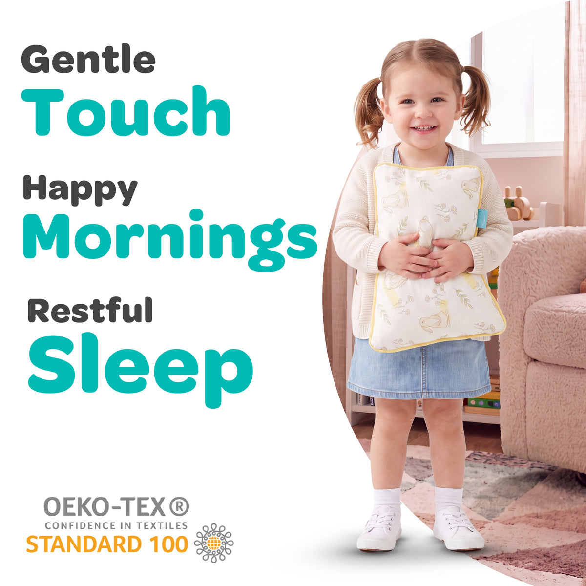MOON Bamboo Toddler Pillow – Soft Cotton Kids Pillow