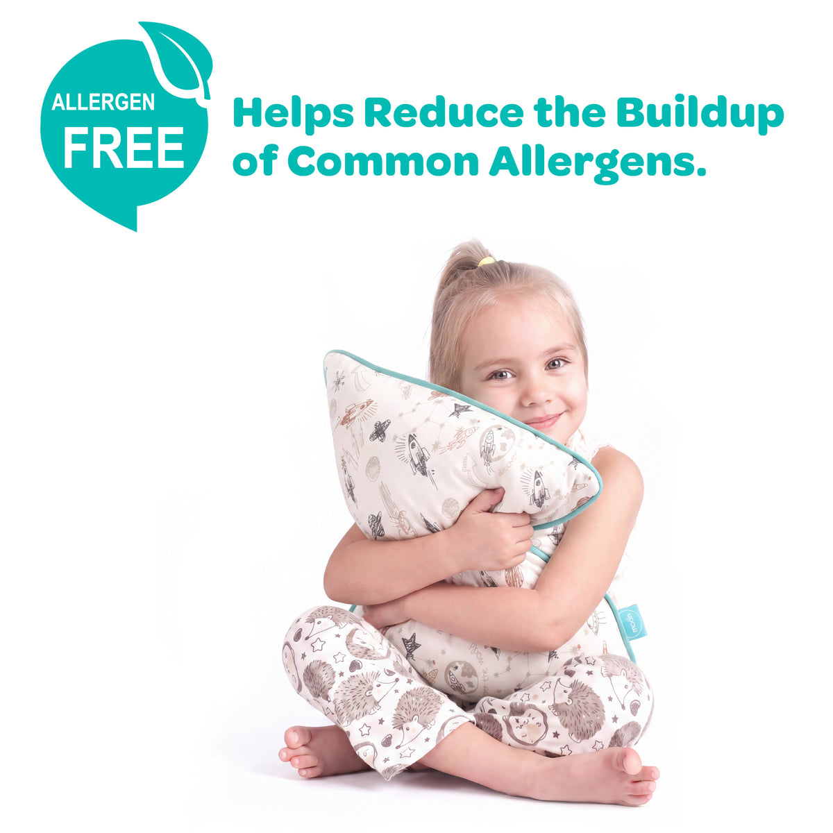 MOON Bamboo Toddler Pillow – Soft Cotton Kids Pillow