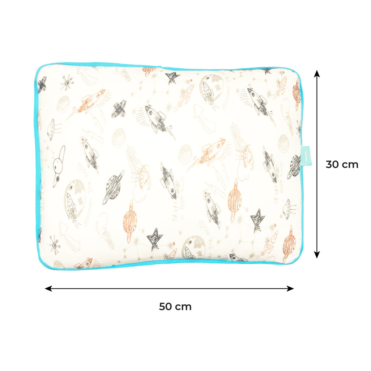 MOON Bamboo Toddler Pillow – Soft Cotton Kids Pillow