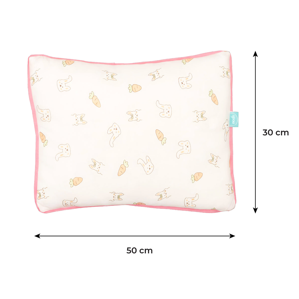 MOON Bamboo Toddler Pillow – Soft Cotton Kids Pillow